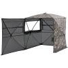 VEVOR Hunting Blind, 4-5 Person See Through Ground Blinds with Carrying Bag, 360 Degree Portable Camouflage Tent