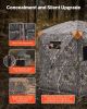 VEVOR Hunting Blind, 6-7 Person Ground Blinds with Carrying Bag, Portable Camouflage Tent