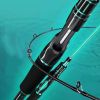 Lure Fishing Rod 180 Cm/6 Ft Carbon Fiber Casting Spinning Rod 2 Section Pole Bass