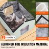 VEVOR Heated Cat House, Outdoor Kitty Shelter with Adjustable Temperature and Timer