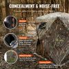 VEVOR Hunting Blind, 270Â° See Through Ground Blind, 2-3 Person Pop Up Deer Blind for Hunting with Carrying Bag, Portable Resilient Hunting Tent